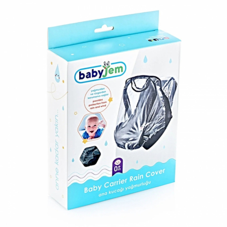 Accesorii carucioare si landouri - Husa de ploaie pentru scaun auto 0-13 kg BabyJem Rain Cover