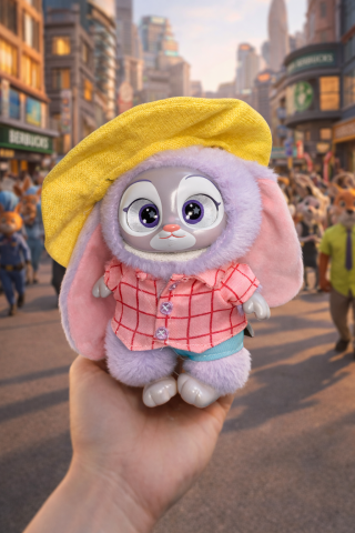 Jucarii educative - Jucarie de plus - Zootopia - Judy - 10 cm