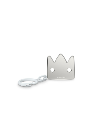 Suzete, biberoane si accesorii - Lănțișor suzetă cu clips, coroana, Spread Joy, Suavinex