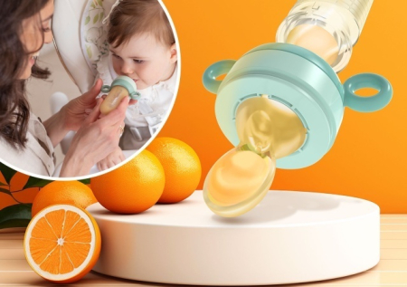 Alte accesorii hranire - Neno Gusto - recipient pentru fructe cu linguriță