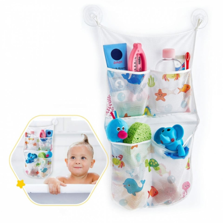 Cadite si accesorii pentru baie - Organizator pentru jucariile de baie Ocean BabyJem