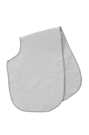 Bavete bebelusi - Protectie pentru umar din muselina, BabyJem, 22x57 cm (Culoare: Gri)