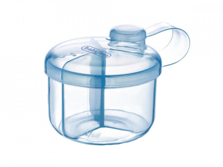 Recipiente mancare bebelusi - Recipient pentru lapte praf cu 3 compartimente BabyJem (Culoare: Bleu)
