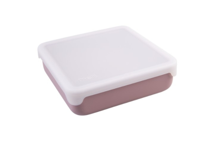 Accesorii hrănire bebe - RECIPIENT SILICON PENTRU SANDWICH, MELII LUXE, BLUSH