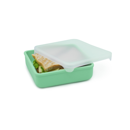 Accesorii hrănire bebe - RECIPIENT SILICON PENTRU SANDWICH, MELII LUXE, SAGE