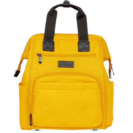 Accesorii carucioare si landouri - Rucsac multifunctional mamici Skiddou Astrid, Galben