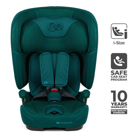 Scaune Auto - SCAUN AUTO KINDERKRAFT FIX2GO 76-150 CM, GREEN