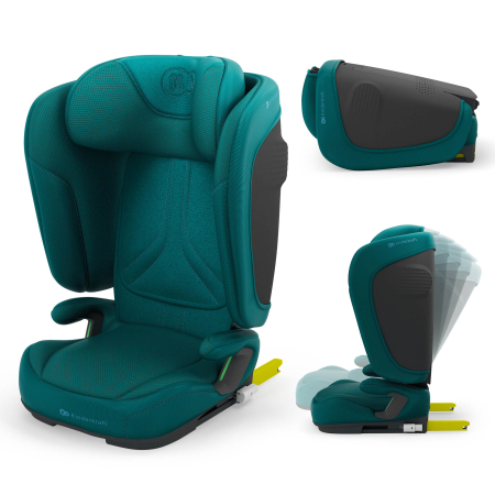 Scaune Auto - SCAUN AUTO KINDERKRAFT UNITY2 100-150 CM, GREEN