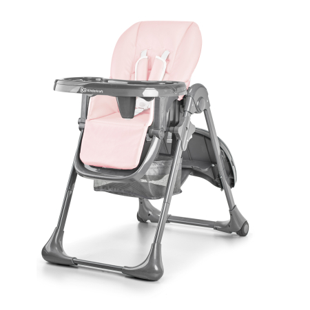 Hrănire - SCAUN DE MASA KINDERKRAFT TASTEE, PLIABIL, ROSE