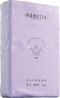 Îngrijire & Bebe - Scutece hipoalergenice Supreme Agnotis, marimea nr. 3, 6-10 kg, 44 bucati