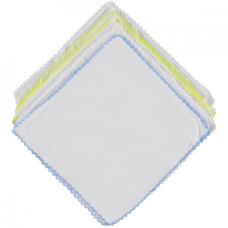 Bavete bebelusi - Set 10 batistute BabyJem din bumbac pentru copii 20x20 cm