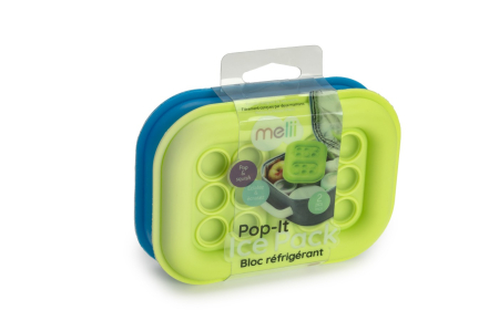 Accesorii hrănire bebe - SET 2 PASTILE RACIRE POP-UP, MELII, BLUE-LIME
