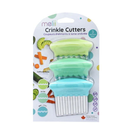 Hrănire - SET 3 CUTITE PENTRU GUSTARI, MELII, BLEU MINT LIME