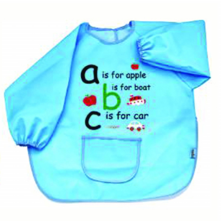 Bavete bebelusi - Sort cu maneci pentru activitati ABC BabyJem (Culoare: Bleu)