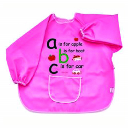 Bavete bebelusi - Sort cu maneci pentru activitati ABC BabyJem (Culoare: Roz)