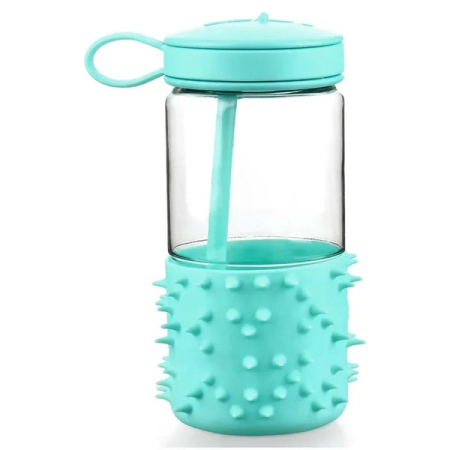 Accesorii hrănire bebe - STICLA APA SPIKEY MELII ALBASTRU
