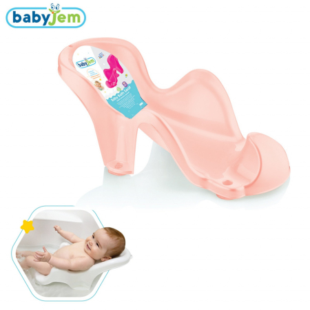 Cadite si accesorii pentru baie - Suport anatomic universal pentru cadita bebelusi BabyJem (Culoare: Roz)