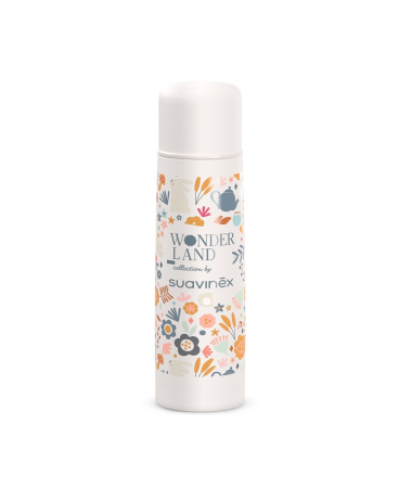 Recipiente mancare bebelusi - Termos pentru lichide Wonder, 500 ml, liberty, Suavinex