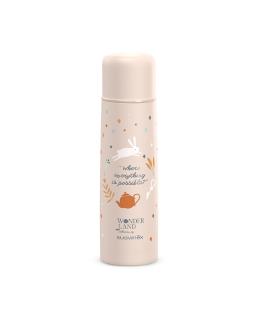 Recipiente mancare bebelusi - Termos pentru lichide Wonder, 500 ml, roz, Suavinex