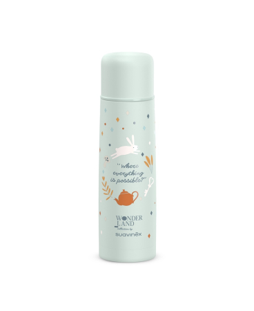 Recipiente mancare bebelusi - Termos pentru lichide Wonder, 500 ml, verde, Suavinex