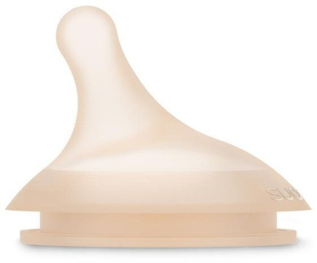 Suzete, biberoane si accesorii - Tetina silicon anticolici, marime S, debit mediu, +0 luni, Zero Zero, Suavinex, 2 buc
