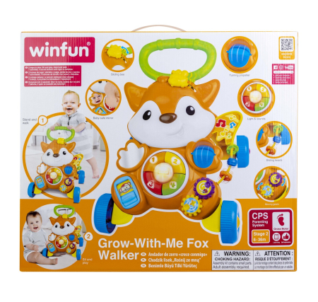 Joacă & Tummy Time - WINFUN ANTEMERGATOR VULPE CU LUMINI SI SUNETE