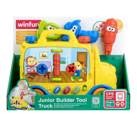 Joacă & Tummy Time - WINFUN CAMION CU UNELTE