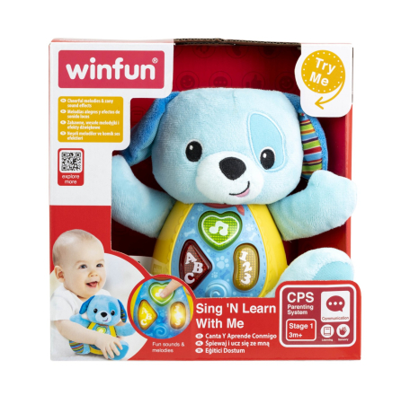 Joacă & Tummy Time - WINFUN CANTA SI INVATA CU CATELUSUL BLUEBERRY