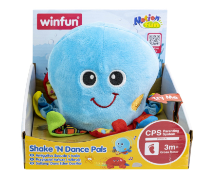 Jucării pentru bebeluși - WINFUN CARACATITA DANSATOARE CU SUNETE