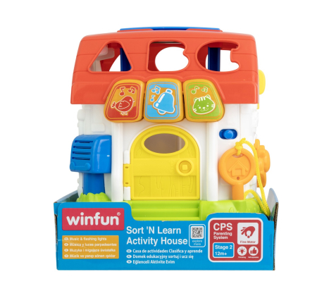 Joacă & Tummy Time - WINFUN CASUTA CU ACTIVITATI