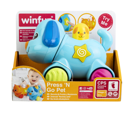 Joacă & Tummy Time - WINFUN CATELUS INTERACTIV