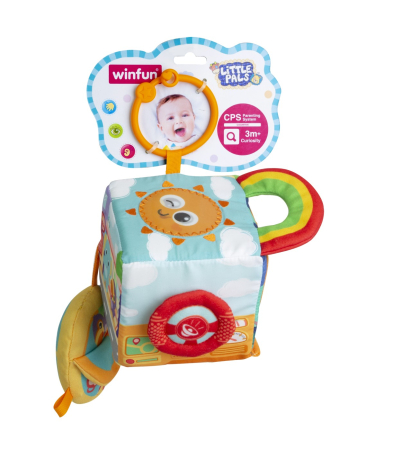 Joacă & Tummy Time - WINFUN CUB DIN MATERIAL TEXTIL
