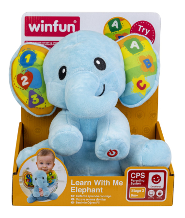 Joacă & Tummy Time - WINFUN ELEFANTELUL INVATA CU MINE