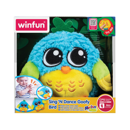Jucării pentru bebeluși - WINFUN JUCARIE DE PLUS PASARE