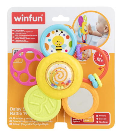 Joacă & Tummy Time - WINFUN JUCARIE DENTITIE SI ZORNAITOARE MARGARETA