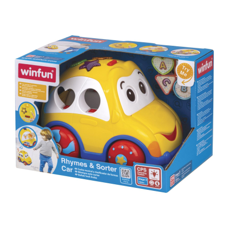 Jucării pentru bebeluși - WINFUN JUCARIE MASINA DE SORTAT FORME CU SUNETE