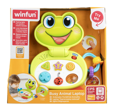 Jucării pentru bebeluși - WINFUN LAPTOP INTERACTIV BROSCUTA