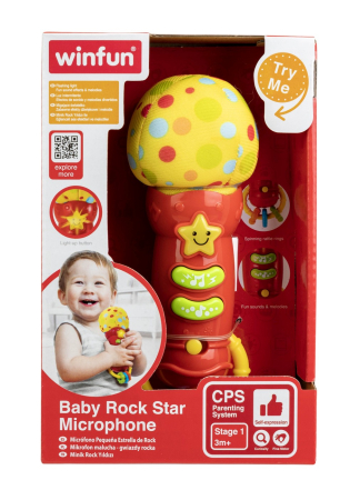 Joacă & Tummy Time - WINFUN MICROFON PENTRU BEBELUSI