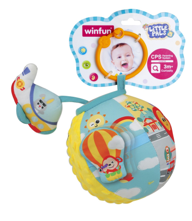 Joacă & Tummy Time - WINFUN MINGE DIN MATERIAL TEXTIL