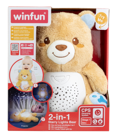 Joacă & Tummy Time - WINFUN PROIECTOR SI LAMPA DE VEGHE URSULET