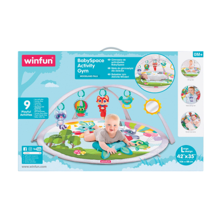 Joacă & Tummy Time - WINFUN SALTELUTA CU ACTIVITATI