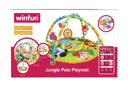 Joacă & Tummy Time - WINFUN SALTELUTA CU ARCADE