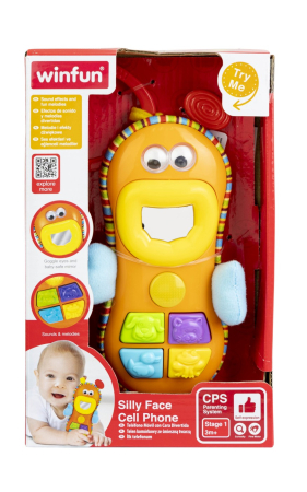 Joacă & Tummy Time - WINFUN TELEFON CU FATA AMUZANTA