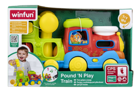 Joacă & Tummy Time - WINFUN TRENULET MUZICAL