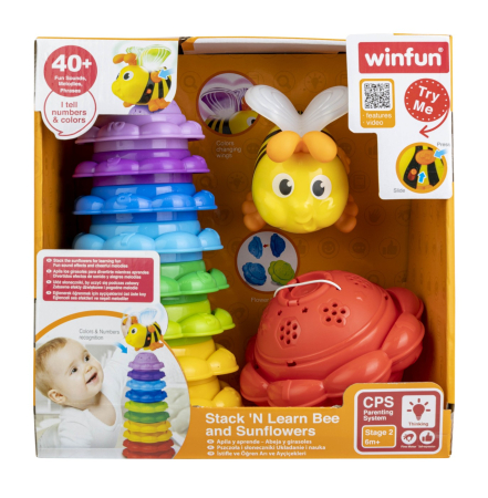 Joacă & Tummy Time - WINFUN TURN PENTRU STIVUIRE ALBINUTA