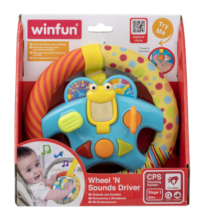Joacă & Tummy Time - WINFUN VOLAN MUZICAL