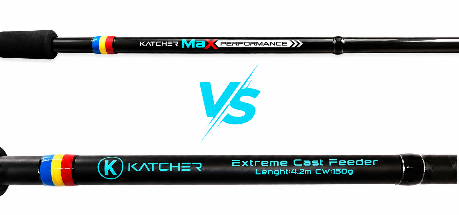 Review lansete feeder Katcher - Performance vs. MaxPerformance