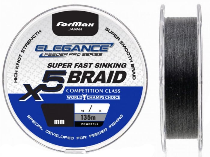 Fir textil Formax - Elegance Feeder Pro Fast Sinking X5 Braided Line 135m [1]