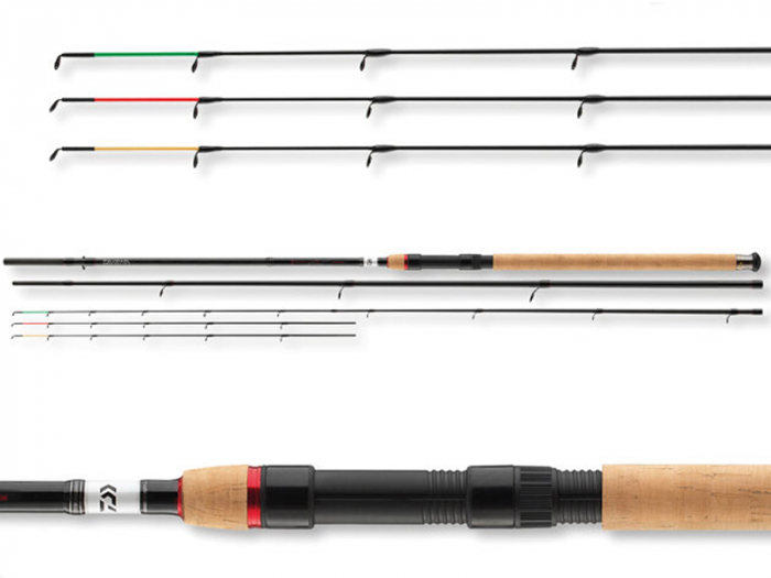 Lanseta Daiwa N'Zon Distance Feeder, 3.96m, 120g, 3+2buc [2]