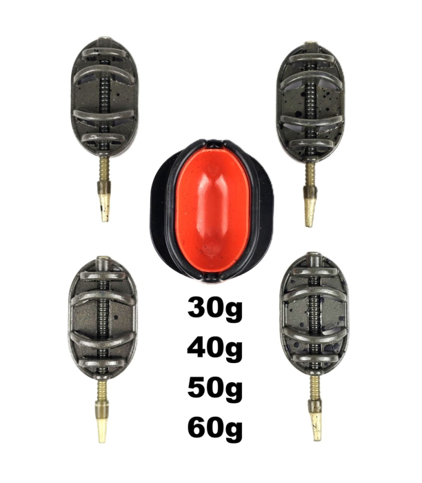 Set Momitoare ICS In-Line Dura Flat Method XL 30g-40g-50g-60g | PRO FL [2]